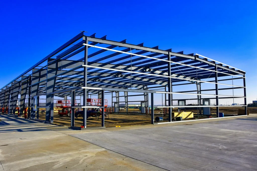 prefab metal building mid construction 2048x1365 1 1024x683